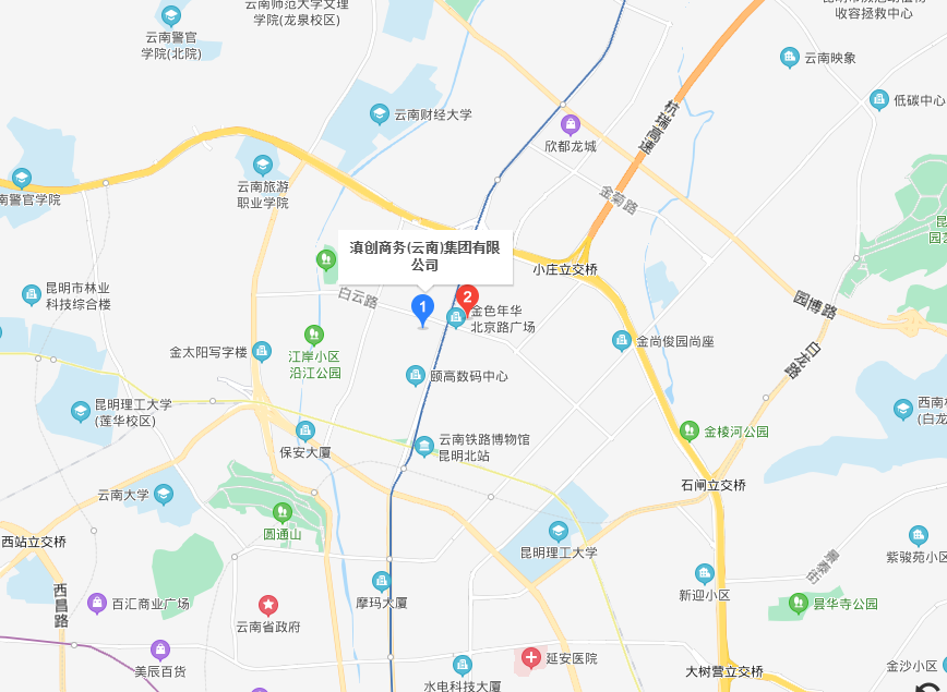 云南滇创商务集团地图